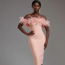 Load image into Gallery viewer, The Ethereal Ascent Feather Midi