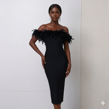 Load image into Gallery viewer, The Ethereal Ascent Feather Midi