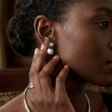 Load image into Gallery viewer, The Pearl Moon Sanctuary: Oracle Dual-Sided Studs