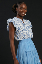 Load image into Gallery viewer, The Ruffled Flora Smocked Blouse

