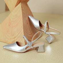 Load image into Gallery viewer, The PearlMoon Effect Slingback Pump
